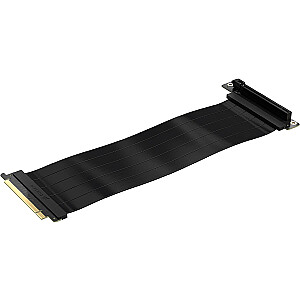 Удлинительный кабель Corsair Premium PCIe 4.0 x16 90 (черный, 30 см, угловое гнездо)