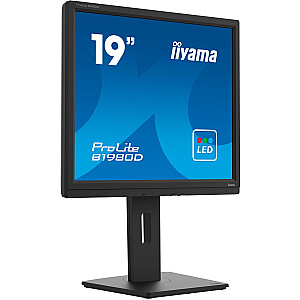 iiyama PROLITE B1980D-B5, LED monitors - 19 - melns, VGA, DVI