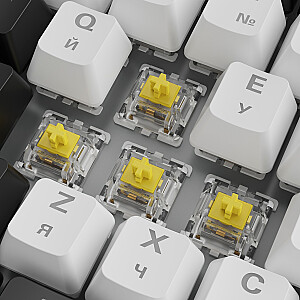 Sharkoon SGK50 S3 White, Gateron Yellow