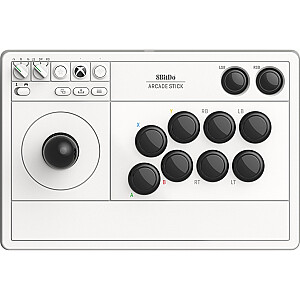 8BitDo Arcade Stick priekš Xbox, kursorsvira (balta, Xbox, PC)