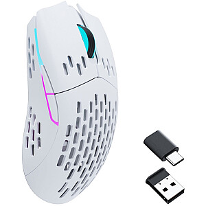 Keychron M1 bezvadu spēļu pele (balta)