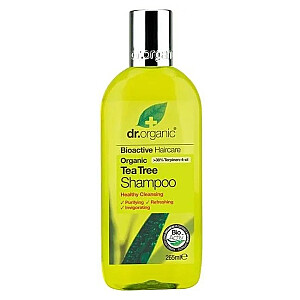 DR.ORGANIC Tea Tree Shampoo Шампунь для волос и кожи головы с органическим маслом чайного дерева 265мл