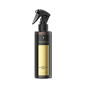 NANOIL Heat Protectant Spray, termiski aizsargājošs aerosols matiem, 200 ml
