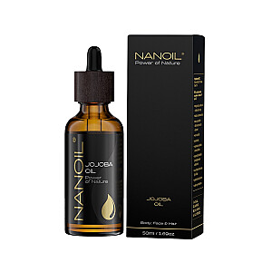 NANOIL Jojoba Oil simondsijų aliejus plaukų ir kūno priežiūrai 50ml