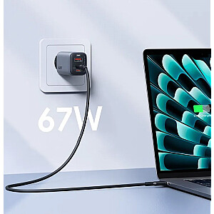 AUEKY Omnia II Mix PA-B6U Зарядное устройство 1x USB 2x USB-C Power Delivery 3.0 67 Вт
