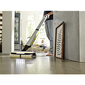 Elektriskais mops Karcher FC 7 (1.055-709.0) SIGNATURE LINE Melns, Balts, Dzeltens 2.85 Ah