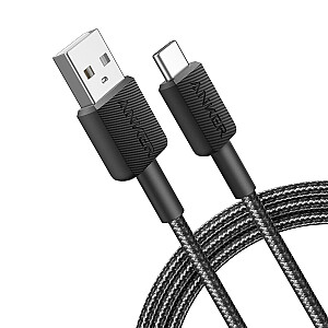 Anker 322 USB-A uz USB-C kabelis, 0,9 m, melns