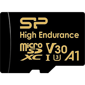 Silicon Power microSDHC High Endurance 32 ГБ V30 + АДАПТЕР