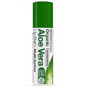 DR.ORGANIC Aloe Vera lūpu balzams SPF15 ar alveju 5,7 ml