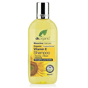 DR.ORGANIC Šampūns ar E vitamīnu, matus stiprinošs šampūns 265ml
