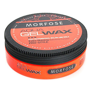 MORFOSE Professional Aqua Hair Gel Wax Extra Shining spīdīgs gēls-vasks melones matiem 175ml