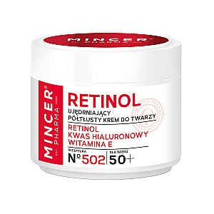 MINCER PHARMA Retinol 50+ drąsus stangrinamasis veido kremas 502 50ml