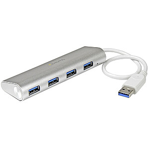 4 PORTU USB 3.0 PORTATĪVAIS centrmezgls/USB3 HUB