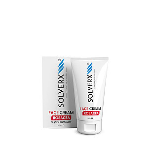 SOLVERX Rosacea Face Cream veido kremas odai su rožine 50ml