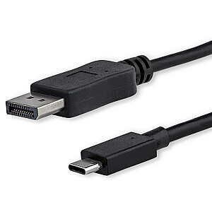 C TIPA USB KABELIS DISPLEJAM/ADAPTERIM, 1 M — USB C UZ DP — 4K