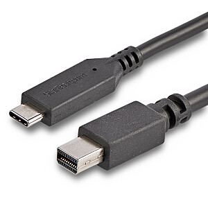 KABELIS/USB C UZ MDP KABELIS 1,8M 6FT - 4K 60Hz - MELNS