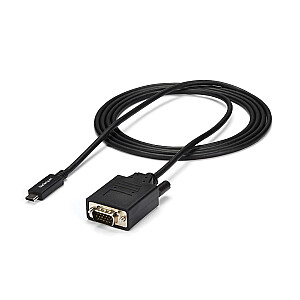 USB-C–VGA/DP–VGA KABELIS 2 M garš