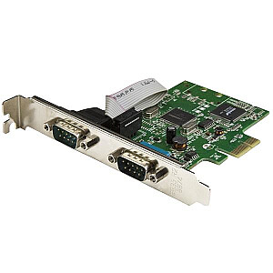 2 PORTU SERIĀLĀ PCI EXPRESS KARTI/AR SERIĀLĀS KARTI 16C1050 UART-RS232