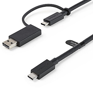 USB-C KABELIS AR USB-A ADAPTERI.