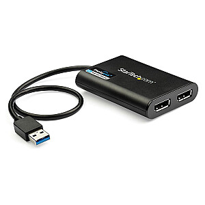 ADAPTERIS USB UZ DUAL DP 4K, 60 Gc/.