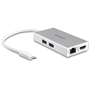 МУЛЬТИПОРТНЫЙ АДАПТЕР USB-C/HDMI F/RJ45 F/2X USB-A