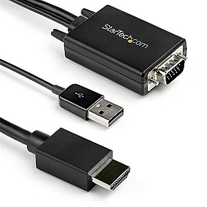 KABELIS VGA-HDMI — USB AUDIO/- USB AUDIO — 1080P izšķirtspēja