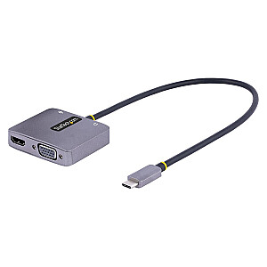 USB C VIDEO adapteris 4K 60Hz/4K 60Hz 3,5 MM AUDIO 100 W PD