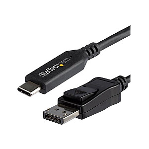 5,9 FT USB-C UZ DP ADAPTERA KABELIS/8K-HBR3 DISPLEJA PORTA ADAPTERA KABELIS