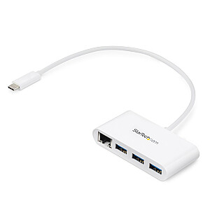 3PT USB 3.0 HUB + GBE — USB-C/3.0 HUB + GBE — USB C HUB