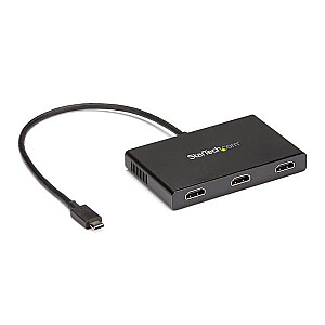 3 PORTU USB C UZ HDMI MST HUB/ADAPTERIS — USB C MULTIMONITORS