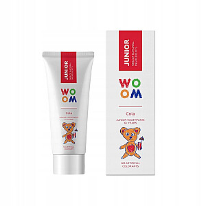 Dabiskā zobu pasta WOOM Junior bērniem 6+ Cola 50ml