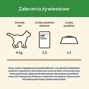 PURINA Cat Chow sterilizēta jēra gaļa un pupiņas - mitrā kaķu barība - 4 x 85g