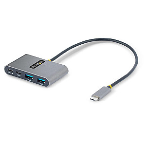 4 PORTU USB-C PD/5G PORTATĪVAIS centrmezgls AR USB-C UZLĀDĒŠANU