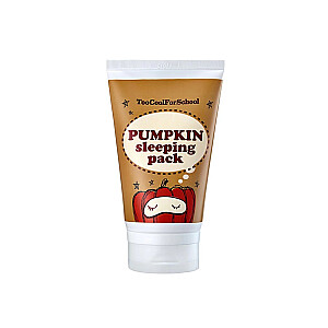 Too COOL FOR SCHOOL Pumpkin Sleeping Pack mitrinoša un barojoša sejas maska uz nakti 100ml