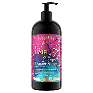 EVELINE Hair 2 Love увлажняющий шампунь для сухой и чувствительной кожи головы 400мл