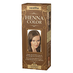 VENITA Henna Color balzams-krāsviela ar hennas ekstraktu 114 Golden Brown 75ml