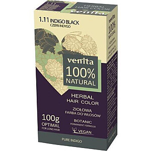 VENITA Herbal Hair Color augu matu krāsa 1.11 Indigo Black