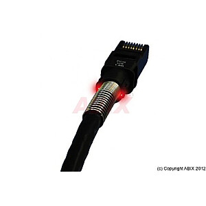 Patchsee RJ45 CAT.6 FTP melns 25.0m