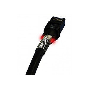 Patchsee RJ45 CAT.6 FTP melns 25.0m