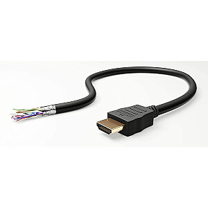 Goobay Ultra ātrgaitas HDMI kabelis ar Ethernet, HDMI 2.1 (melns, 3 metri)