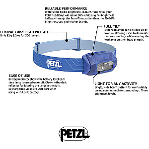 Petzl TIKKINA, LED lukturītis (zils)