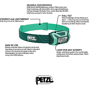 Petzl TIKKINA, LED gaisma (zaļa)