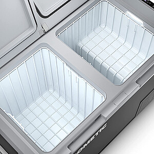 Dometic CFF 70DZ, ledusskapis (tumši pelēks/gaiši pelēks, 2 temperatūras zonas)
