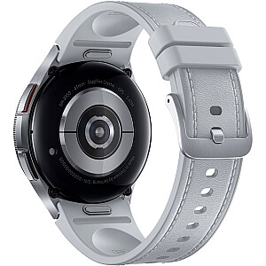 SAMSUNG Galaxy Watch6 Classic (R950), viedpulkstenis (sudrabs, 43 mm)