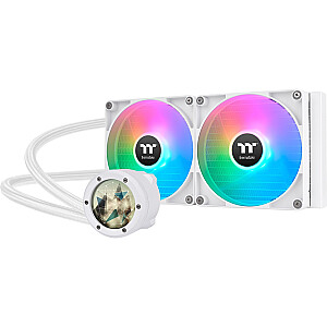 Thermaltake TH280 V2 Ultra ARGB Sync All-In-One Liquid Cooler Snow Edition, водяное охлаждение (белый)