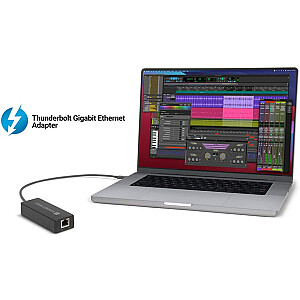 Адаптер Sonnet Thunderbolt AVB Gigabit Ethernet для Mac (черный, 50 см)