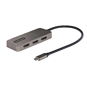 3 PORTU USB-C MST HUB 4K 60 Hz/TRILE 4K 60 Hz TIKAI WINDOWS