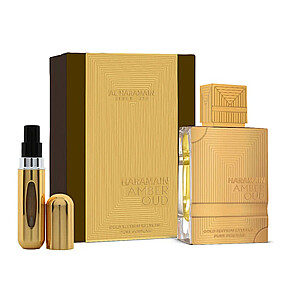 SET AL HARAMAIN Amber Oud Gold Edition Extreme EDP aerosols 200 ml + EDP aerosols 10 ml
