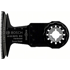 Погружное пильное полотно Bosch BIM AII 65 BSPB для твердой древесины (10 шт.)