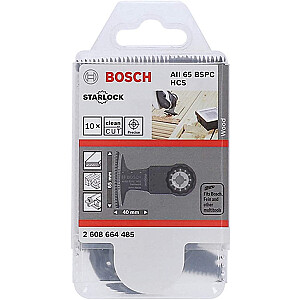 Погружное пильное полотно Bosch HCS AII 65 BSPC Hardwood (10 шт.)